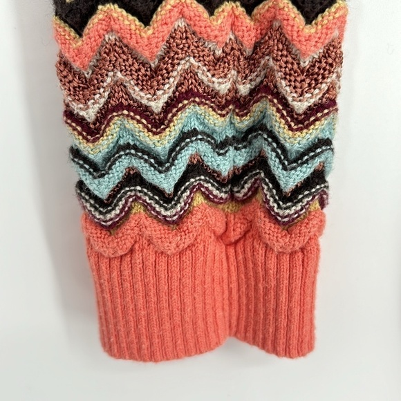 Missoni For Target Multicolor V Neck ZigZag Full-Zip Cardigan Sweater Size Lg - Picture 3 of 9